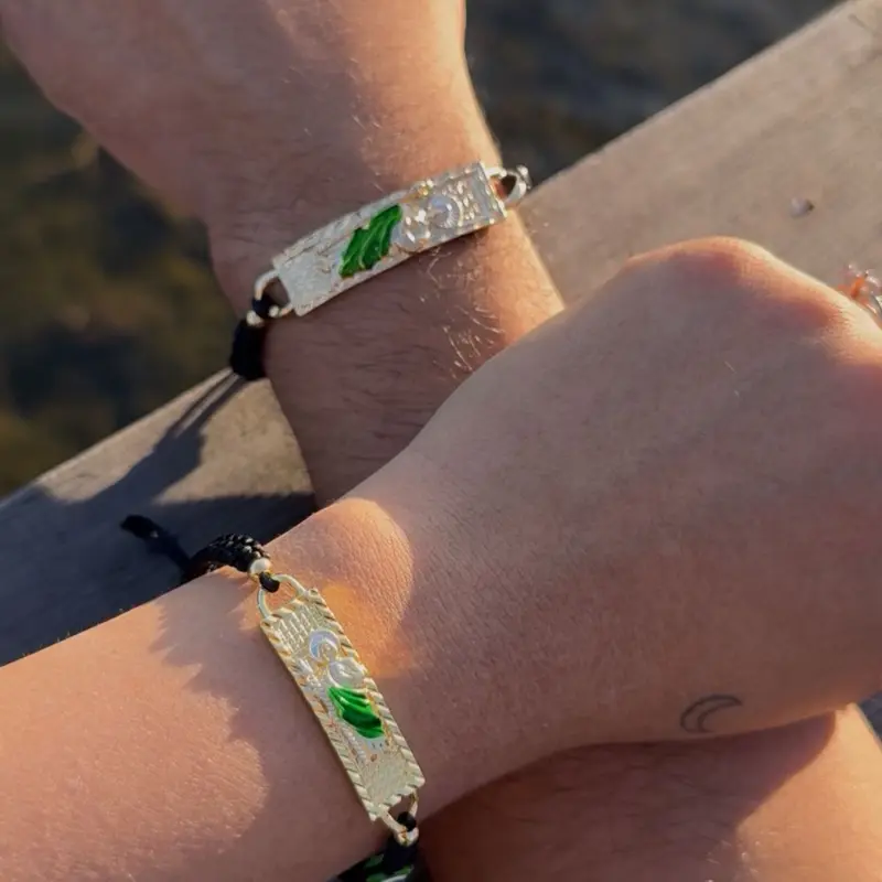 Black Saint Jude Bracelet: San Judas Tadeo
