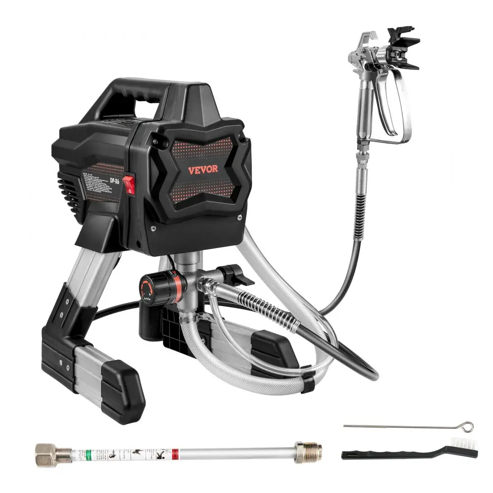 【summerfinds】VEVOR Stand Airless Paint Sprayer, Various specifications, 7/8HP 650W High Efficiency Airless Sprayer, 2900PSI Electric Paint Sprayer Machine Extension Rod and Cleaning Kits for Interior Exterior Furniture/Fence/Home/House