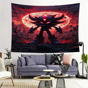 Dark Sonic-3 Tapestry Banner for Home Decor, Versatile Wall Art for Dorm Rooms Living Rooms Parties, Perfect for Family Celebrations and Surprises