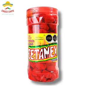 Tamarugo Betamex Enchilada Bola | 100 Pieces | Authentic Mexican Candy | Sweet Tangy Fruity Candy | Authentic Mexicans Chips & Snacks by Chuco Chips