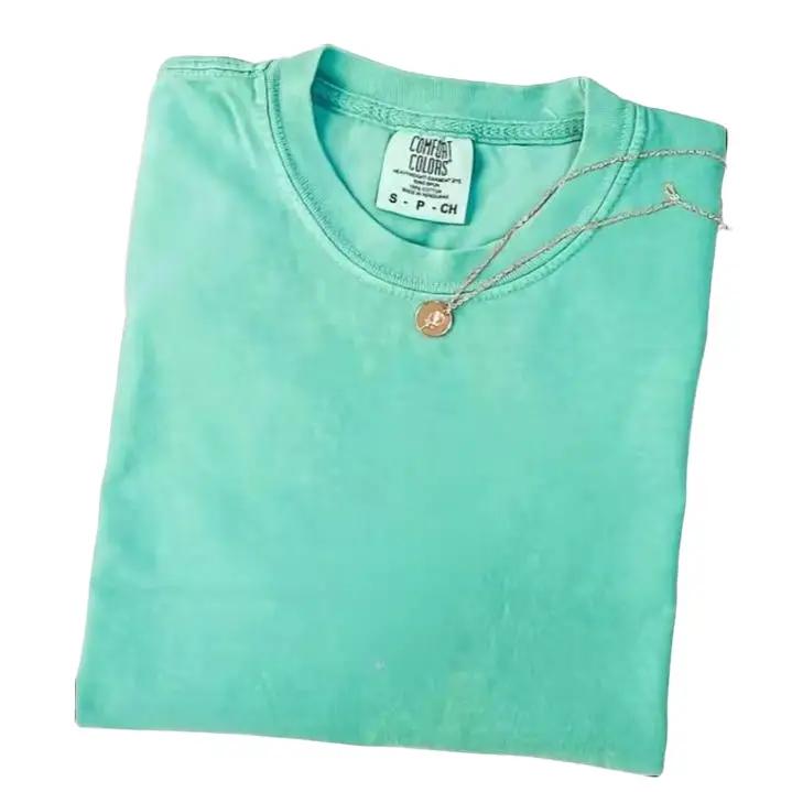 Comfort Colors Blank Shirt, Trendy Oversized Aesthetic Tee, Women's Letter Print Short Sleeve Tee Comfort Colors Blank Shirt, Trendy Oversized Aesthetic Tee, Women's Letter Print Short Sleeve Tee