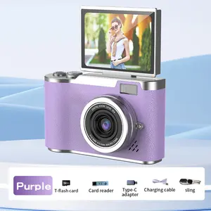 Portable Digital Cam, Student Camera, Pocket Camera, Vlogging Camera, Entry-Level Digital Camera With 32GB Memory Card, Video, Photography, Perfect For Back-To-School Season, Holiday Gift