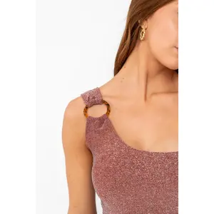 Ripple One Piece | Cranberry Shimmer