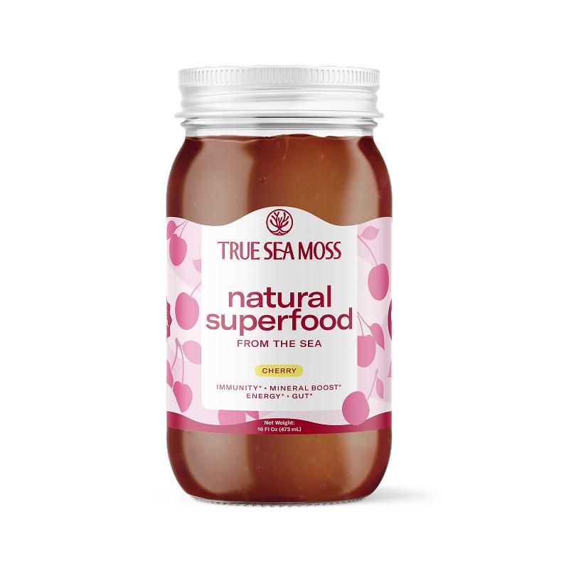 True Sea Moss Cherry Irish Sea Moss Gel – Rich in Essential Minerals & Vitamins – supports overall vitality True Sea Moss Cherry Irish Sea Moss Gel – Rich in Essential Minerals & Vitamins – supports overall vitality