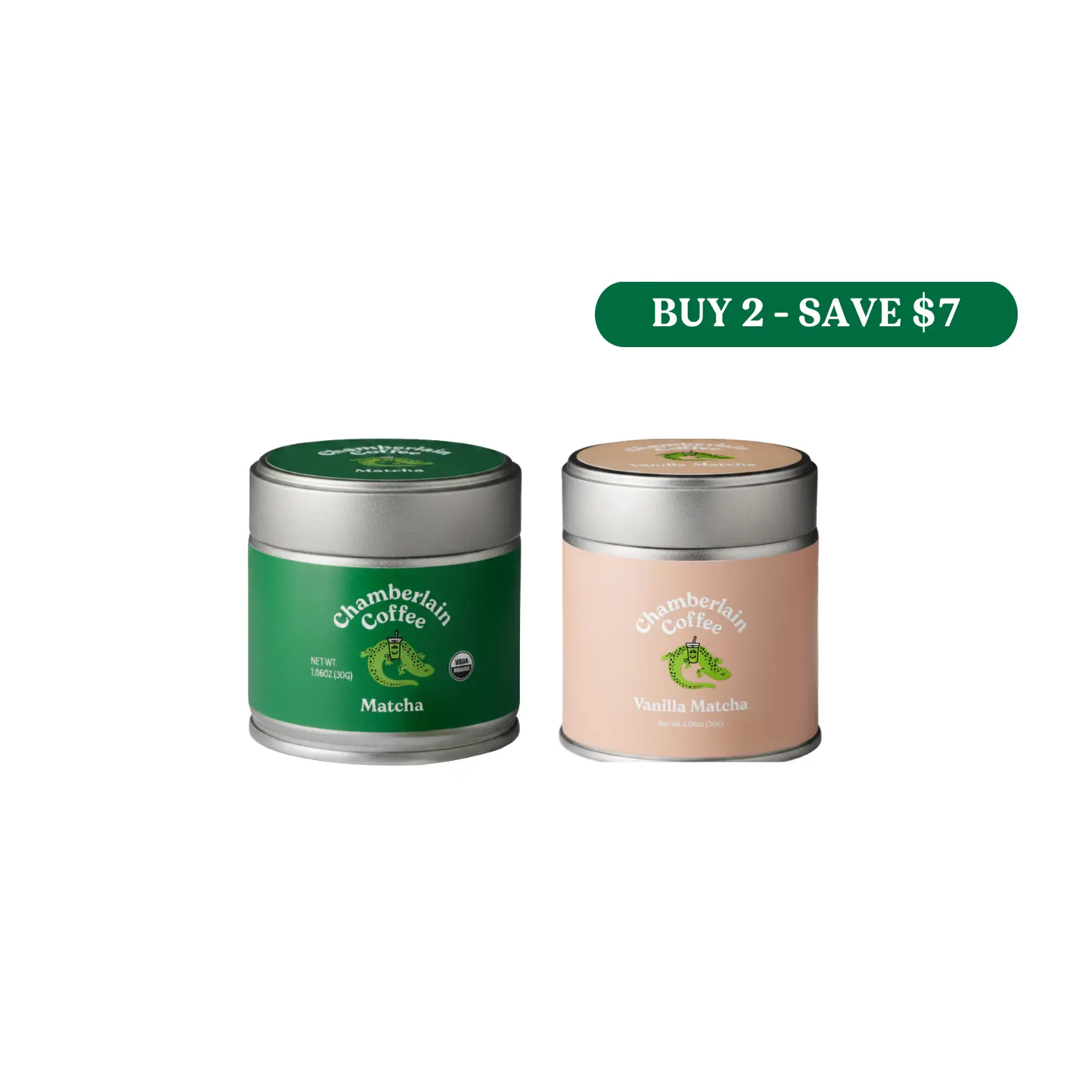 Chamberlain Matcha Duo (Regular & Vanilla)