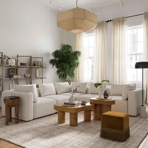 Hangover 112.5" Cream Boucle Sofa Hangover 112.5" Cream Boucle Sofa