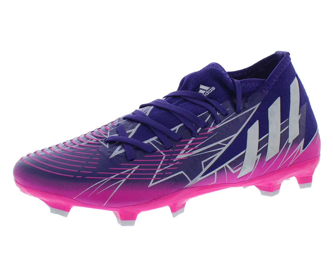 Adidas Men's Predator Edge.3 Firm Ground Soccer Cleats, Professional Sports Footwear for Outdoor Field Performance, Soccer Shoes