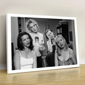 Funny SATC TV Scene Photo Print - Fade-Proof, Multi-Size Bathroom Decor, Home Wall Art, Room Decor Supplies