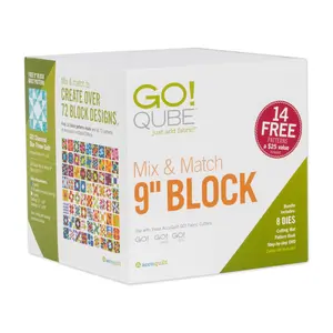 Accuquilt GO! Qube Mix & Match 9" Block
