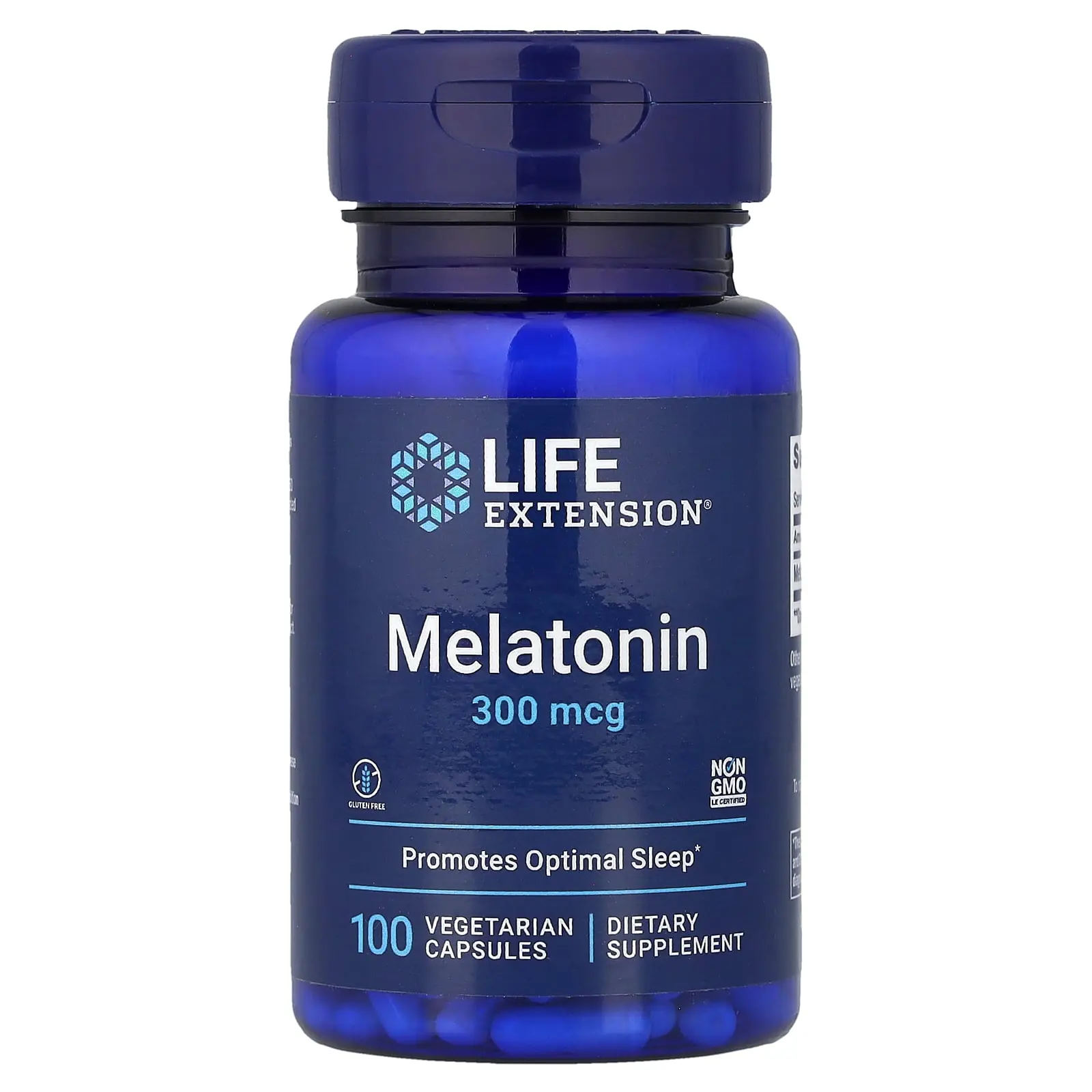 Life Extension Melatonin, 300 mcg, 100 Vegetarian Capsules