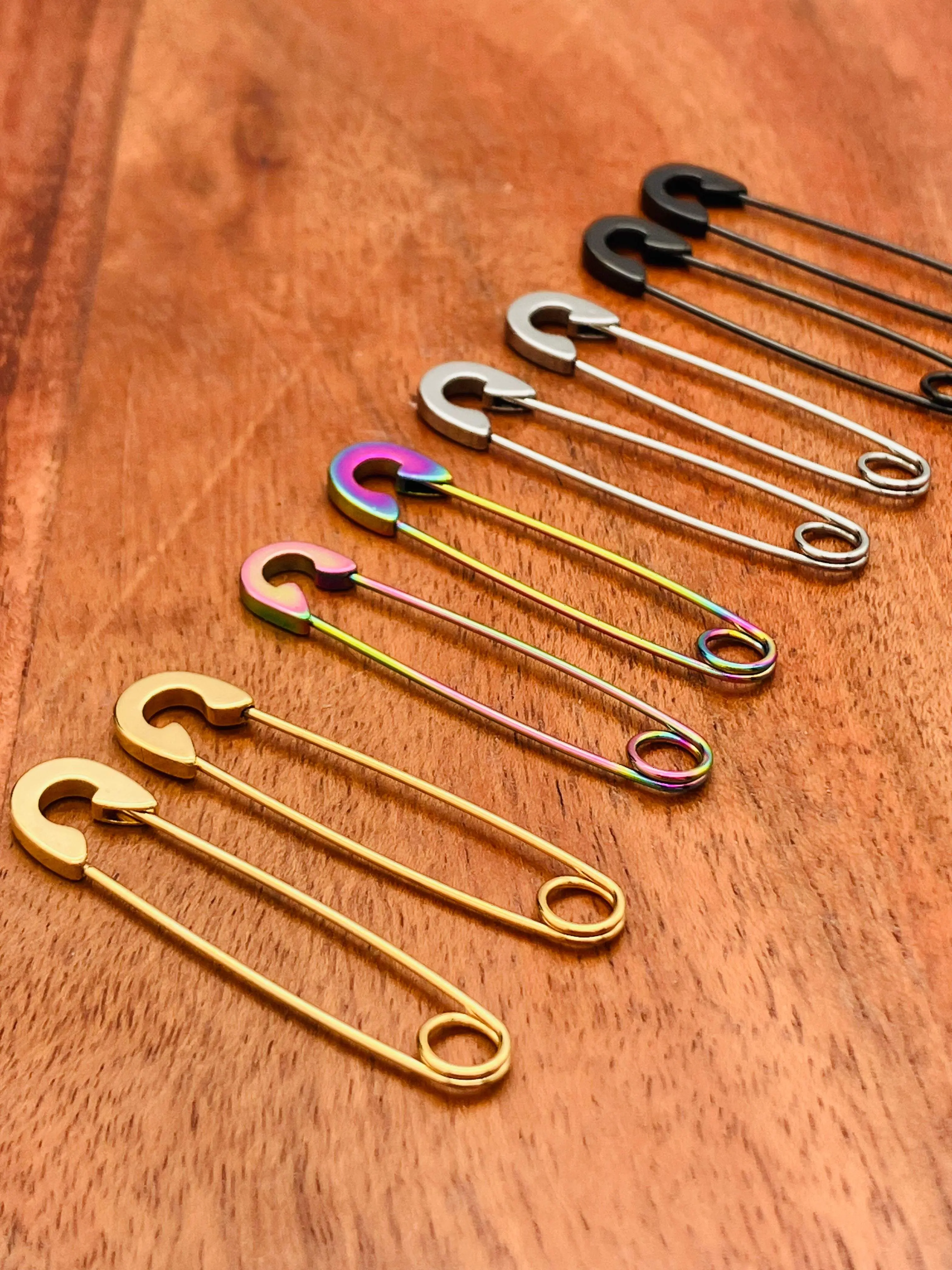 Safety pin Earrings Safety pin Earrings
