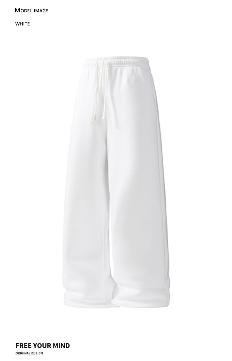 Pack of 4 men’s casual long pants featuring a drawstring elastic waistband and a loose fit for comfort and versatility. Suitable for everyday wear, leisure, sports, and fitness in spring and autumn.