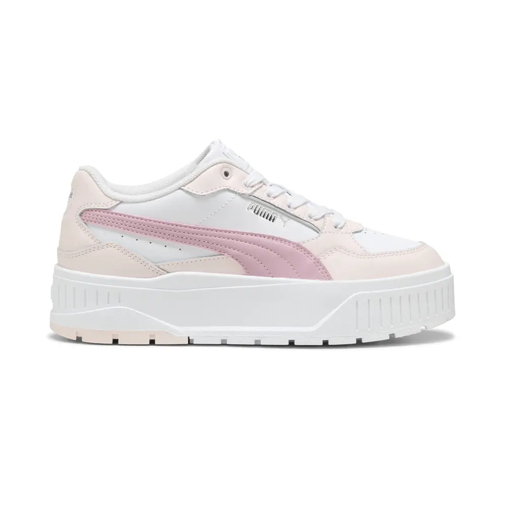 PUMA Womens Karmen Ii Idol Lace Up Sneakers Shoes Casual - Pink, White