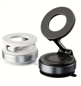 360° Adjustable Strong MagSafe Magnetic Vacuum Suction Cup For Car Phone Holder Mount Stand