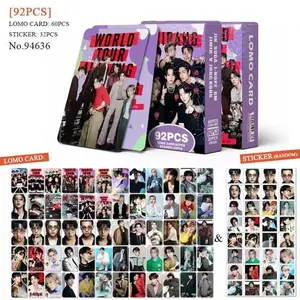 92 Pcs Arirang Theme Lomo Photocard Collection, Kpop Idol Same Style Cards, Star Peripheral Collectible Cards, Perfect Gift & Decor