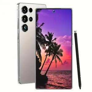 25Ultra Android Smartphone, 6.8 Inch Dual 108MP+48MP Cameras, Long-Lasting 6800mAh Battery, Fast Charging, OTG Function, Facial Recognition Unlocking, Stylus, 12GB RAM +512GB ROM, 5G Network Android 14 OS, Unlock Cellphone for