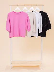 Zenana 3/4 Balloon Sleeve Top | S-L