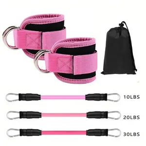 2026 Cable Machine Ankle Straps - Fits All with Comfortable Padding, Gym Attachments for Hip Thrusts, Kickbacks, Leg Lifts, Cable Machine Exercises for Men and Women