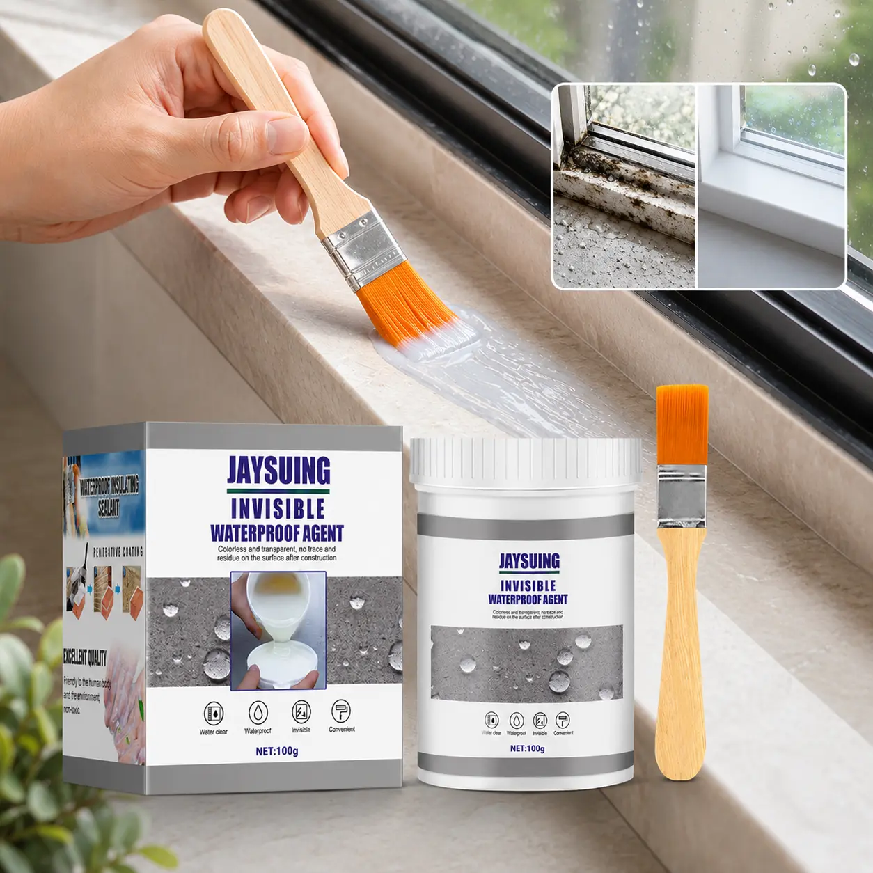 Transparent Waterproof Leak-Proof Paint Seal Coating Waterproof Sealing Coating High-Quality Protective Coating Solution Durable and Versatile for Multiple Applications Invisible Waterproof Sealant