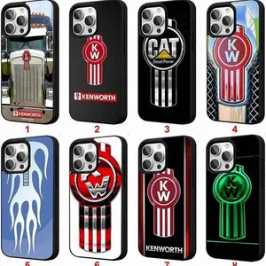 Kenworth Heavy Truck Phone Case, Shockproof Cover Compatible with iPhone X, 11, 12, 13, 14, 15, 16, 17 Series & Galaxy Series