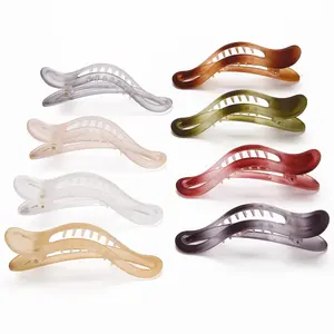 Pastel Alligator Hair Sectioning Clips - 8 PCS Monster Clips With Non-Slip Grip for Styling and Duckbill Design