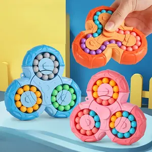 Six-sided Magic Bean Puzzle Toy for Youngsters Aged 3 and Above - Enhances Attention, Imagination and Fine Motor Skills | Perfect Finger Rotation Game, Improves Hand-Eye Coordination and Creativity | Ideal Christmas Gift