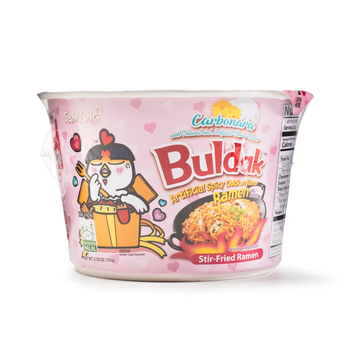 Samyang Buldak Carbo Ramen Bowl, Hot Chicken Flavor  3.70 oz