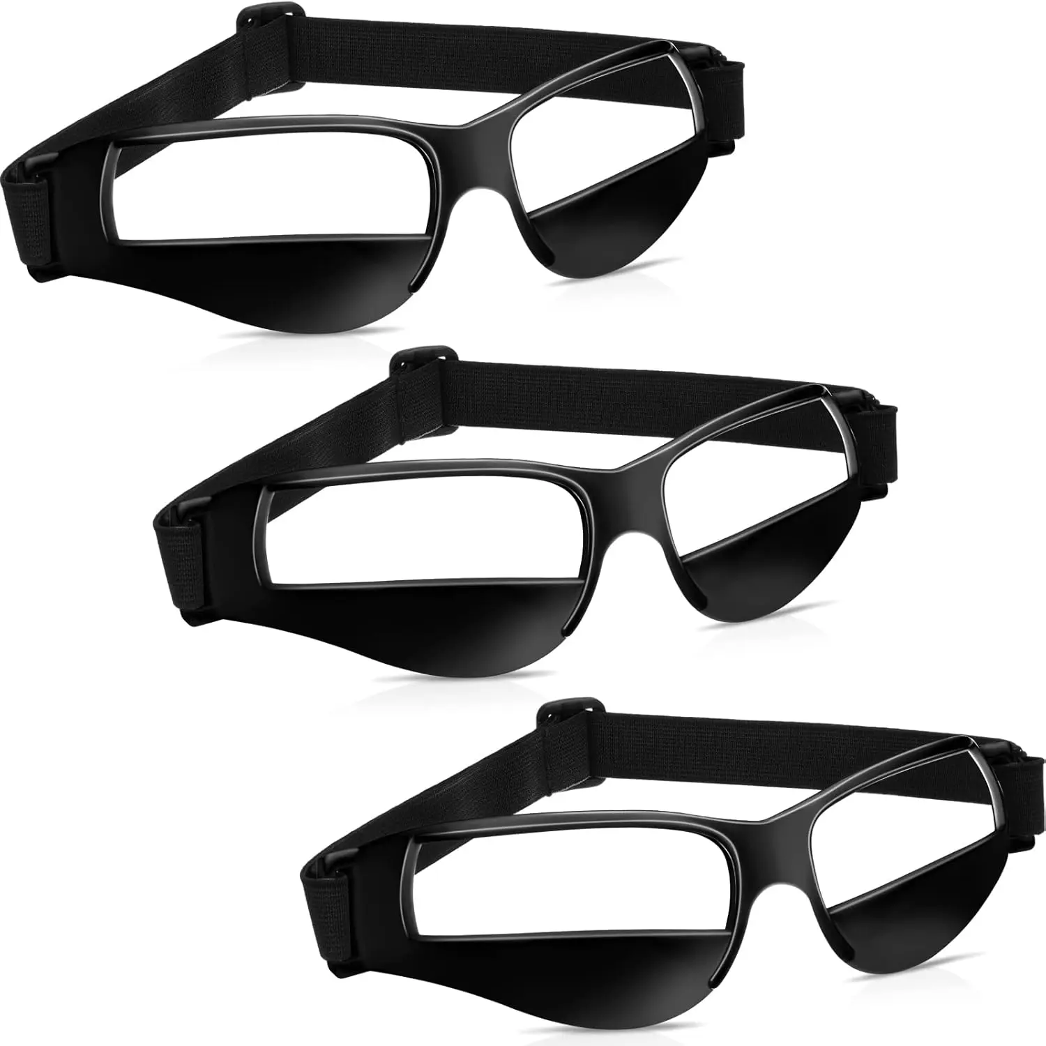 Dribbling Goggles Basketball Sports Glasses Adjustable Dribbling Black Goggles Basketball  Equipment