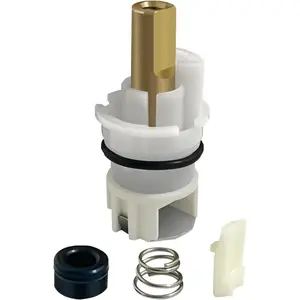 1 Pack Replacement Faucet Cartridges for RP25513 Faucet Stem Assembly Repair Kit for Delta Two Handle Lavatory Centerset Widespread Bathroom Faucet RP4993 Seat and Spring