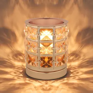 Wax Melt Warmer Candle Wax Warmer for Scented Wax 2 in 1 Wax Melts  Warmer Wax Cubes Melter  Office Deco Night Light Valentines Day Birthday Gifts for Women Mom Girl(02-)