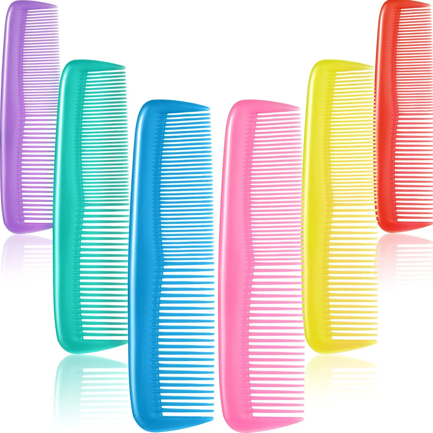 12 Pcs/Set Mini Colorful Hair Comb,Comb Set, Portable Plastic Comb,Detangling Comb,Teasing And Styling,Fine Tooth Comb,Durable,Flexible,Anti-Static,Salon/Hotel/Pocket Use,Travelcomb,Saloncomb,Pocket Size Comb,Bulk Combs,Brush sets