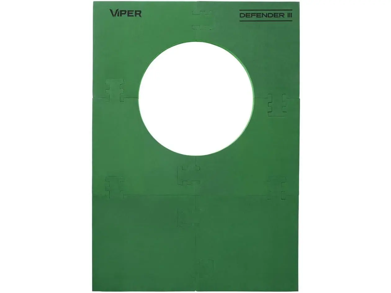 Viper Wall Defender III Rectangular Dartboard Surround, 32x45 in Reversible EVA Foam Wall Protector, 1-Inch Thick, Universal Fit for 17.75" & 18" Boards, Snap Install, Universal Size
