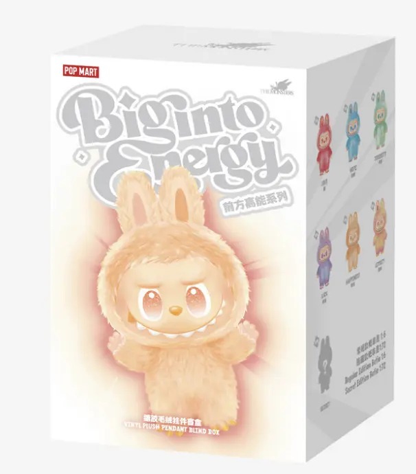 THE MONSTERS（1PC）Big into Energy Series-Vinyl Plush Pendant Blind Box 01202810162