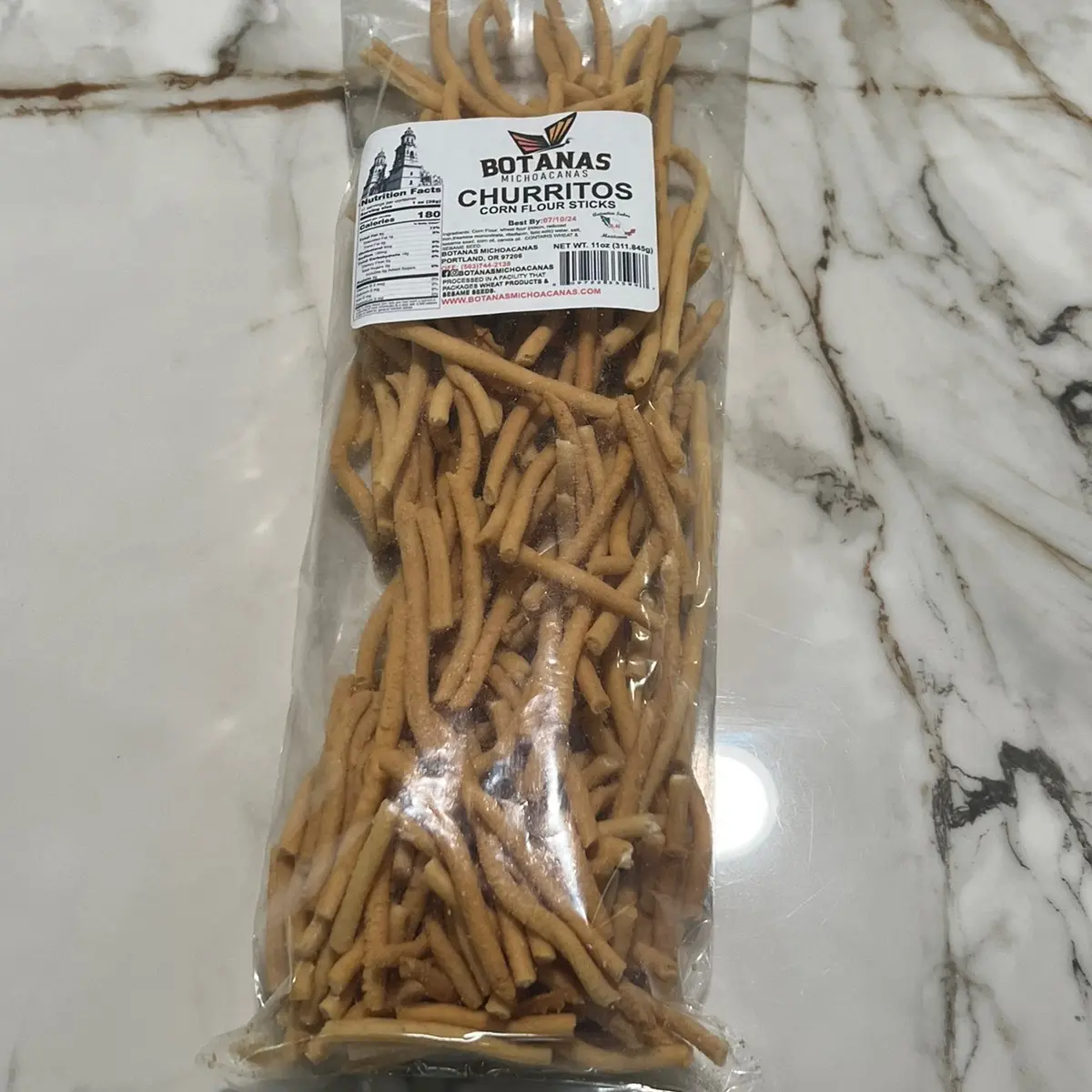 Mexican Churritos Crispy Crunchy  Crisp Corn Snack, 11oz Natural