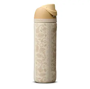 Owala 24oz Insulated Water Bottle, Leak Proof FreeSip Lid, BPA Free, Neutral Aesthetic, Gift for Her, Gift for Him