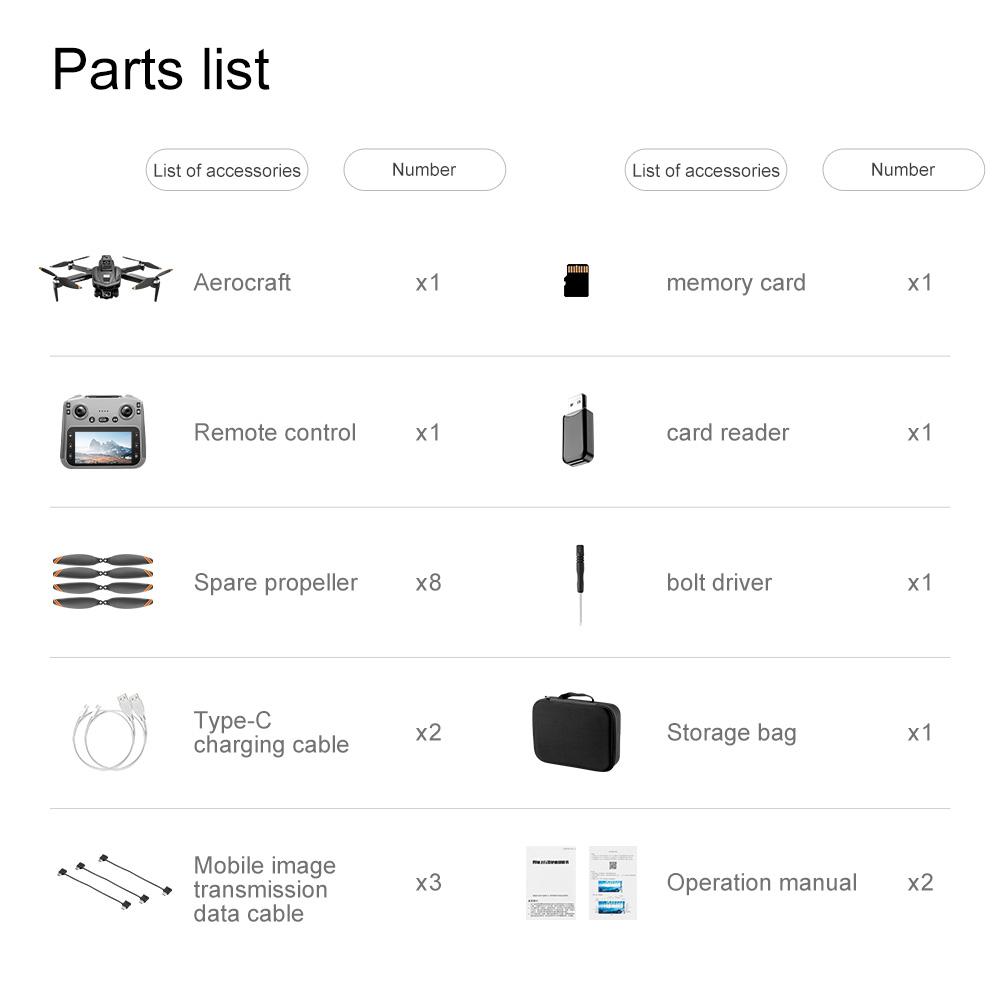 V168 Pro Max Drone with 8K  PTZ Camera, 4.5" Screen Remote Control, 2000m Long Range, GPS Return-to-Home, Brushless Motors, Dual Lenses, Foldable Design, 244g Lightweight, 100m Flight Altitude, 2 Batteries