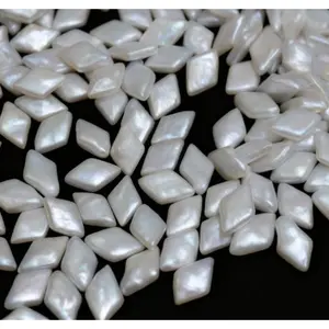 Diamond shaped fresh water pearls