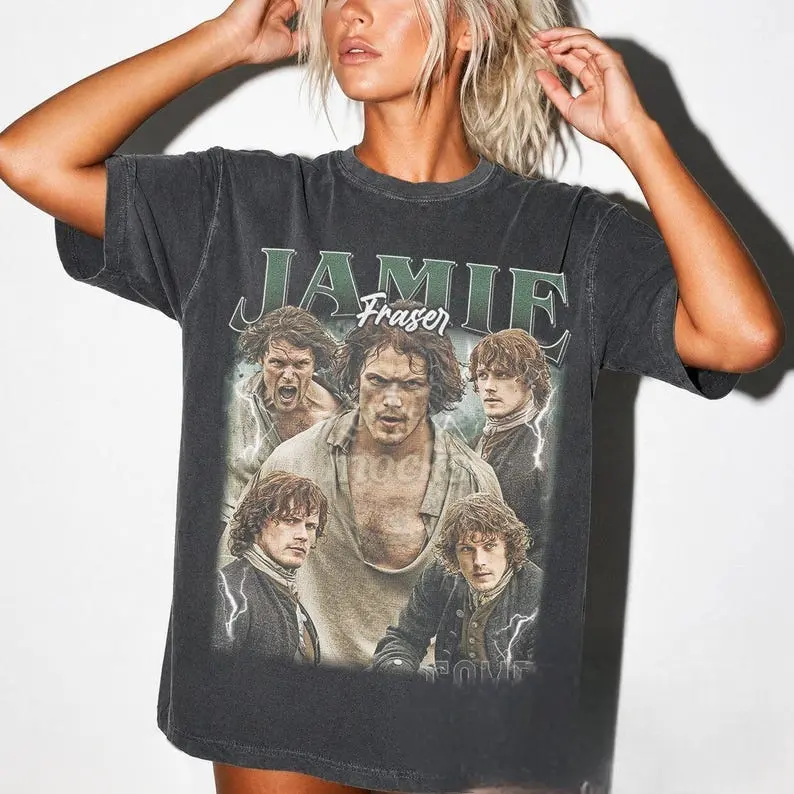 Comfort Color Jamie Fraser T-Shirt, Outlander Shirt, Comfort Colors Jamie Fraser Tee, Outlander Sweatshirt, Sam Heughan Shirt, TV Show Fans Gift FD