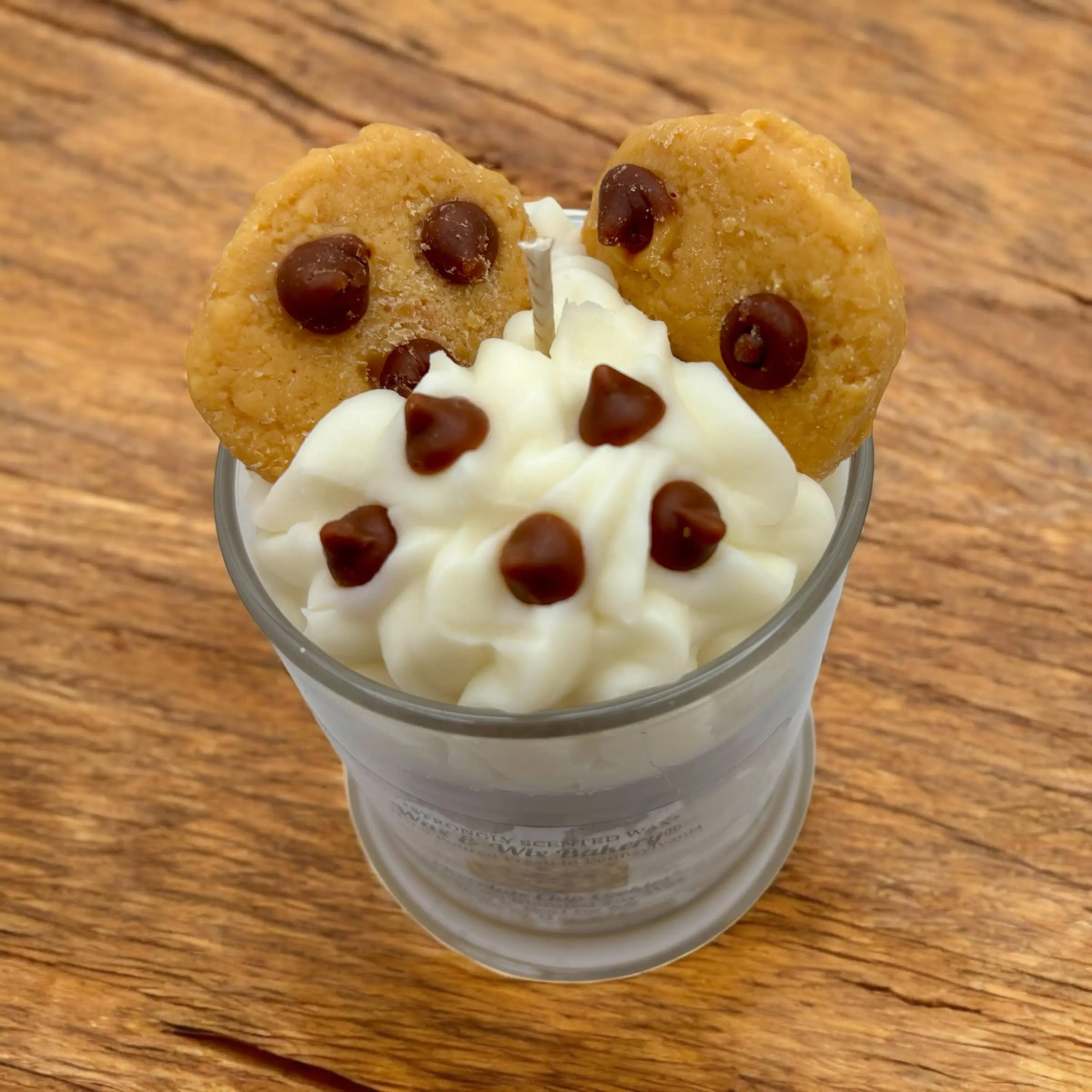 Unique Candle Designs By Kaneca - Chocolate Chip Cookie Candle. 13 oz. Large Dessert Candle