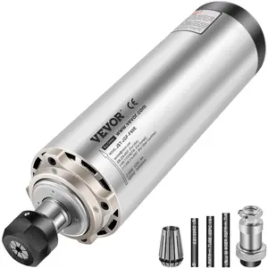 VEVOR Air Cooled Spindle Motor ER20 CNC Spindle Milling Motor 2.2KW Spindle Motor 24000 RPM 400 Hz for CNC Router Engraving Milling Grind Machine220V