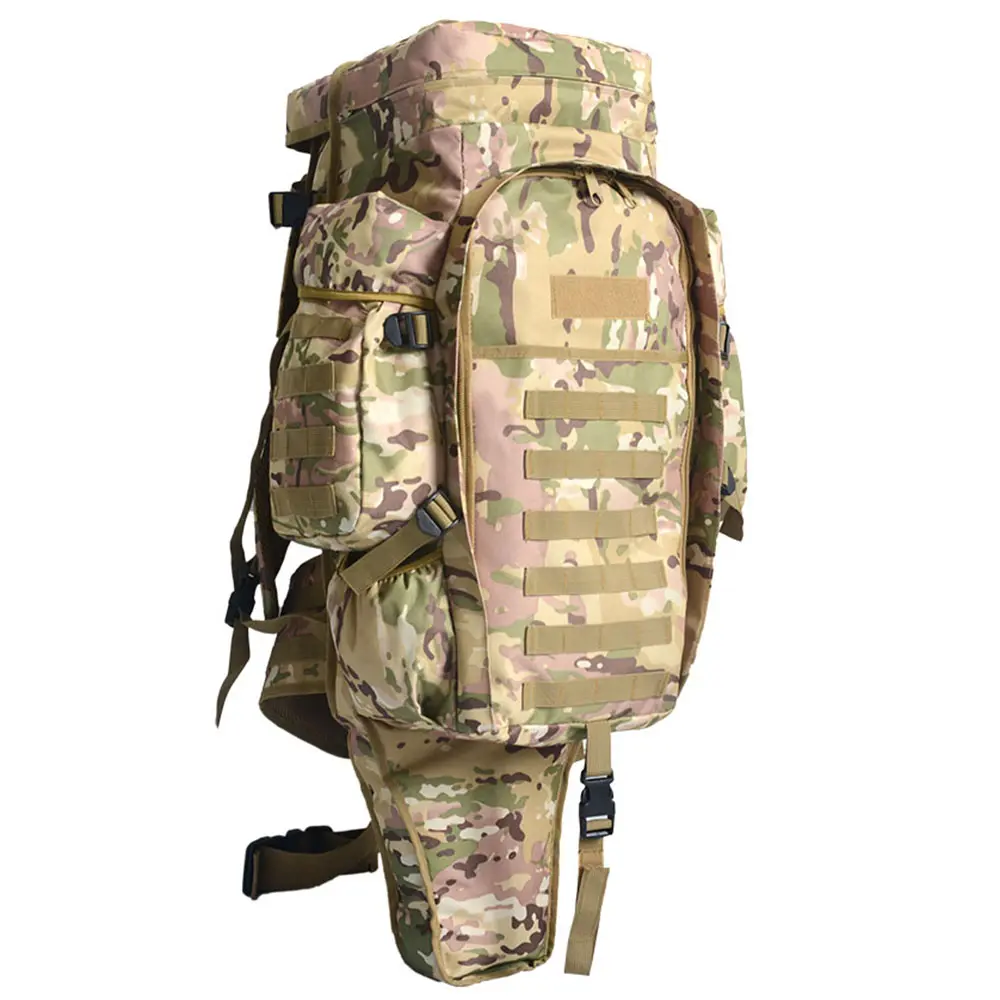 75-liter Large-Capacity Combination Backpack - Multi-Functional Outdoor Sports Cycling Double-Shoulder Leisure Hiking Tactical Camouflage Bag