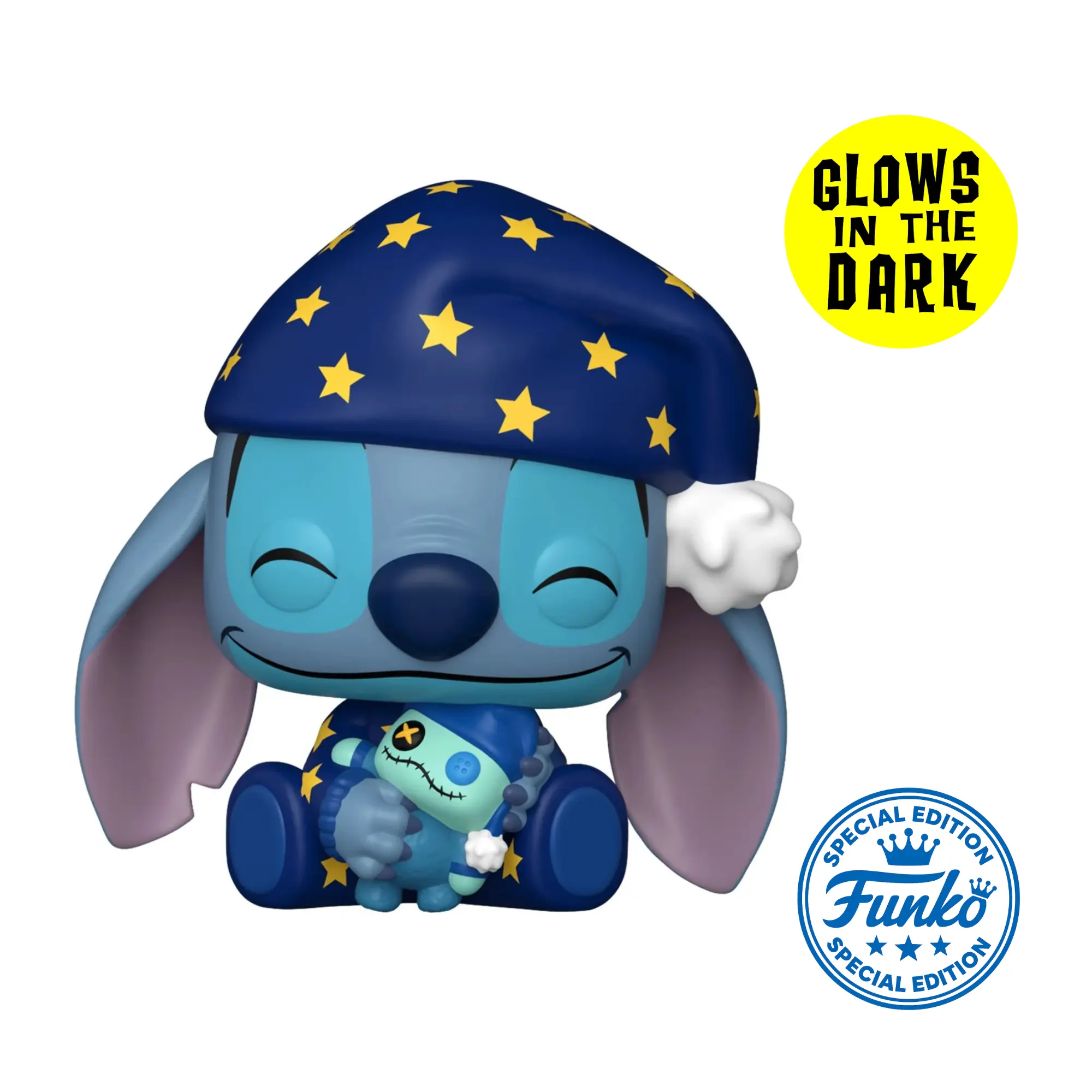 Lilo & Stitch Stitch in PJs Glow-in-the-Dark Funko Pop! Exclusive Vinyl Figure #1747