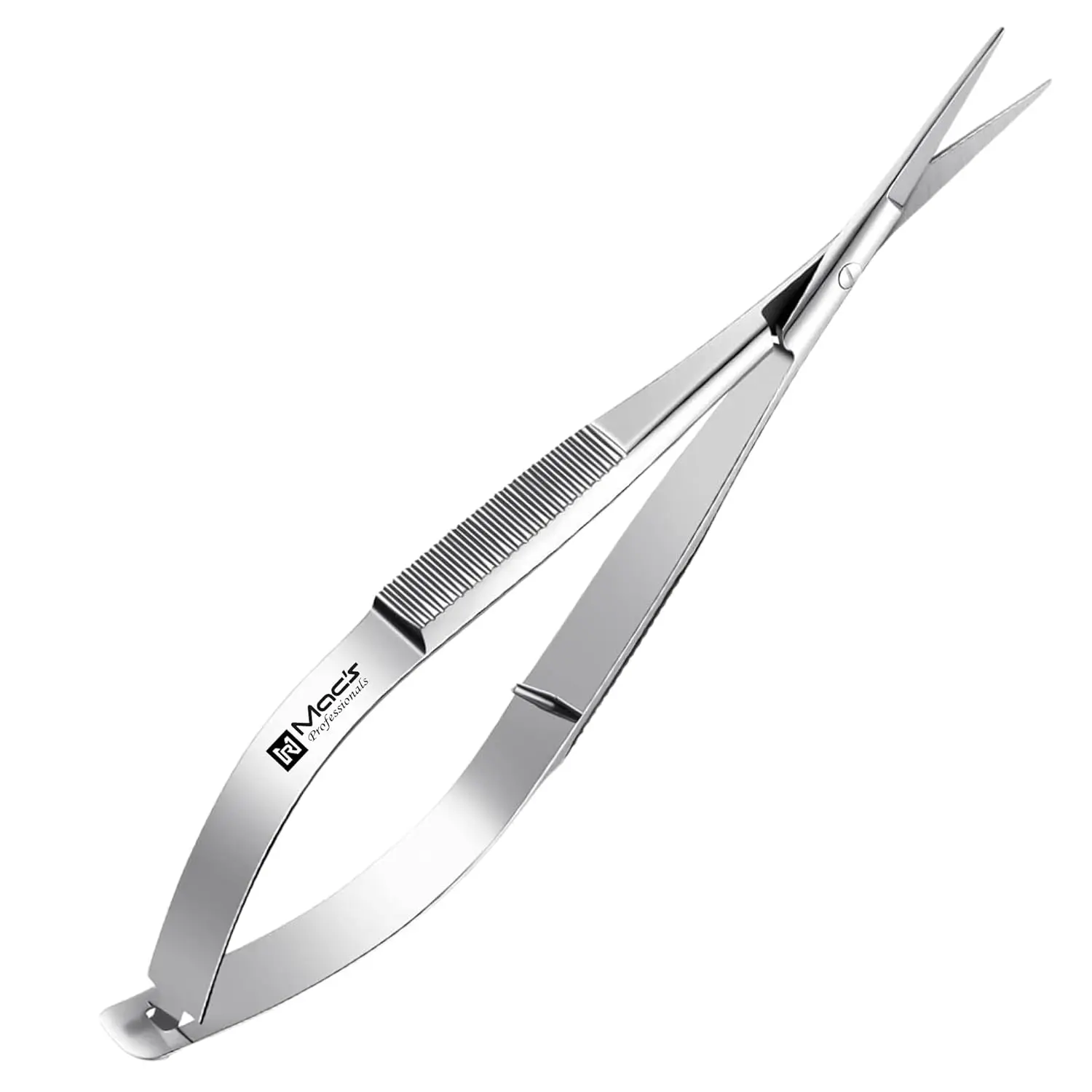 Professional Eye Brow -Micro Scissors 4.5" Straight  cutting embroidery spring action extra sharp for ENT-EYE-SKIN-DENTAL -61050