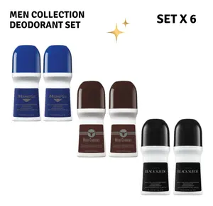 Avon Men’s Deodorant Collection Set 6-Pack (Mesmerize, Wild Country & Black Suede)