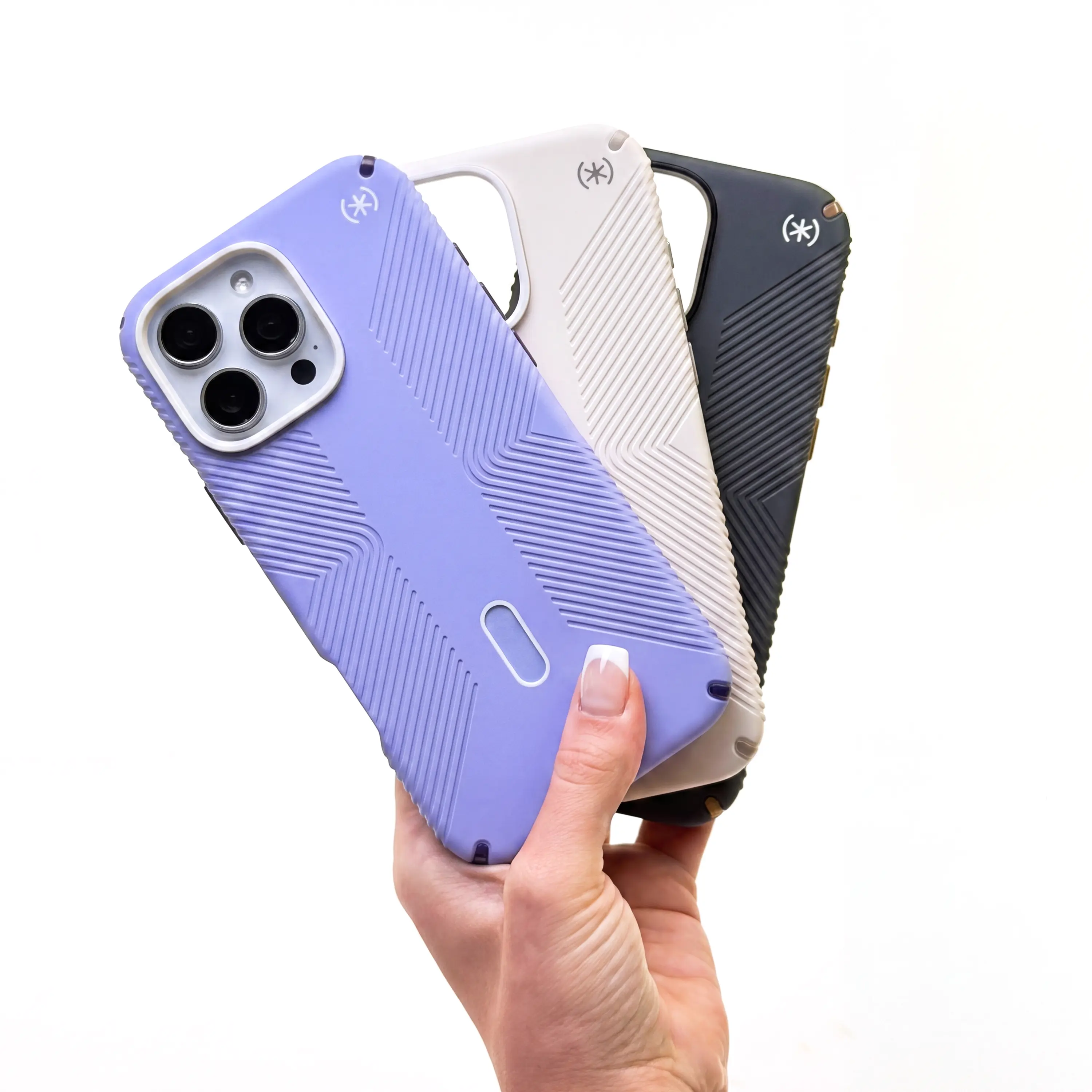 SPECK MagSafe Accessory Bundle - iPhone 16 Pro Presidio2 Grip Smartphone Case + ClickLock Wallet + Car Vent Mount