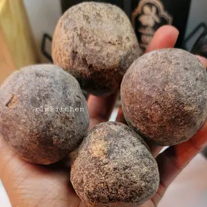 Authentic Haitian Hot Chocolate - 4 Pure Cacao Balls 100% Natural No Additives Rich Bold Flavor Handmade Haitian Way