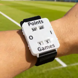 Wristband cricket/tennis scorer, padel scorer, easily record scores, say goodbye to memory, portable padel scorer, padel supplies