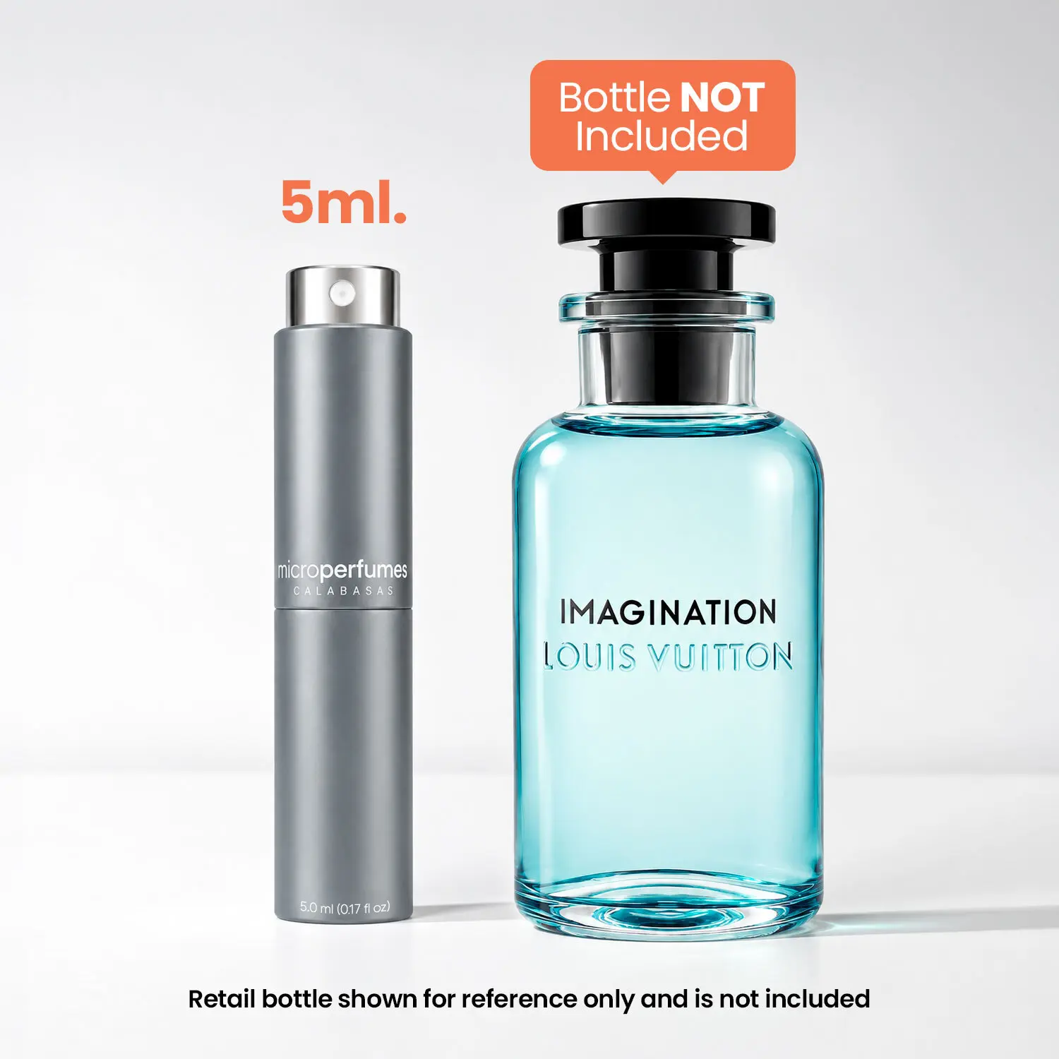 Louis Vuitton Imagination EDP For Men – 0.17 fl oz / 5 mL Travel Spray Decant, Ambrox, Black Tea from China, Tunisian neroli, Gift for Him, Independently Rebottled by MicroPerfumes