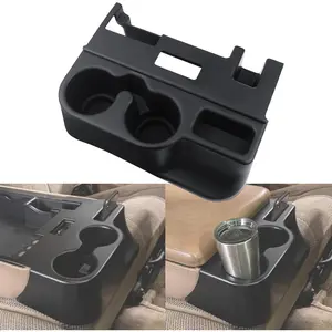 Cup Holder Attachment for Center Console | Compatible with 1998-2001  Ram 1500 2500 3500 Truck | Replaces 41019 SS281AZAA Front Seat Add-On Cupholder Tray Insert