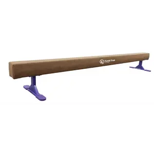Tumbl Trak Addie Beam 8FT Suede Training Floor Balance Beam W/Risers